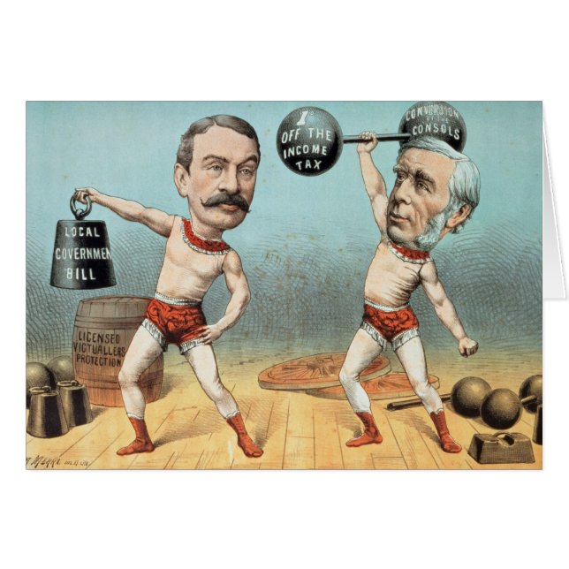 Goschen och Ritchie, mästare väger Hälsningskort (Framsidan Horizontal)