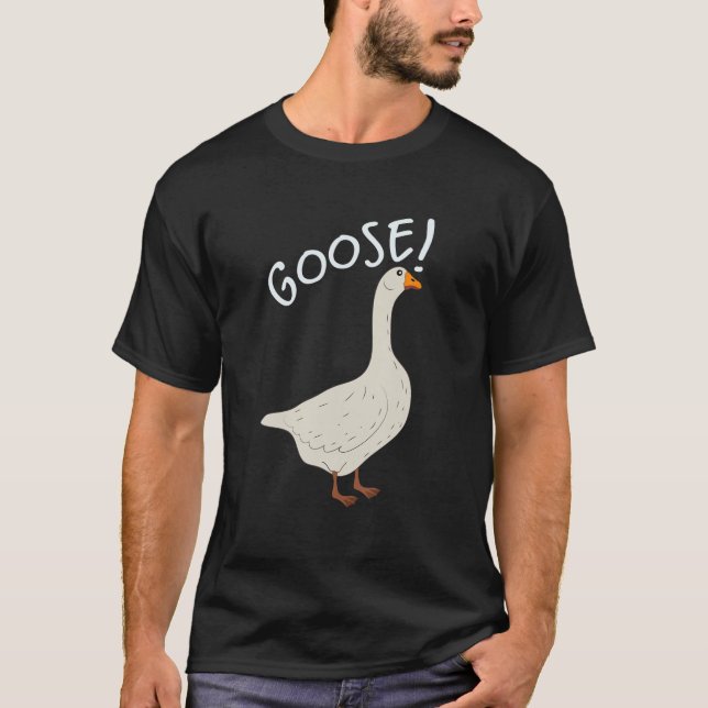 Goses Golden Goose Game Goose Nacke Goose E T Shirt (Framsida)