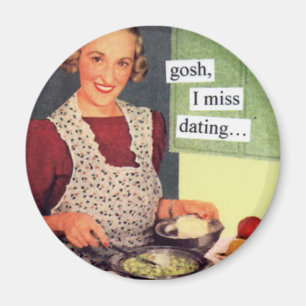 Gosh-i-fröcken-Datummärkning Magnet