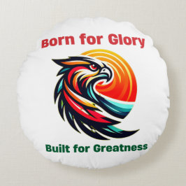 Goshawk Glory Rund Kudde