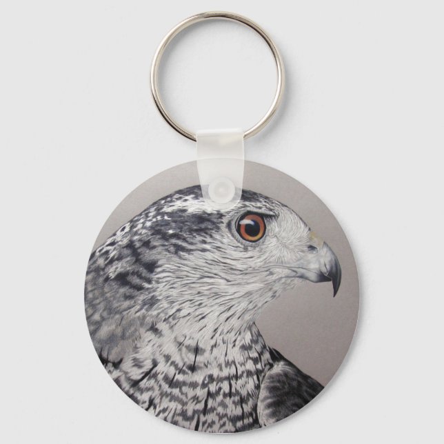 Goshawk Keychain Nyckelring (Framsida)