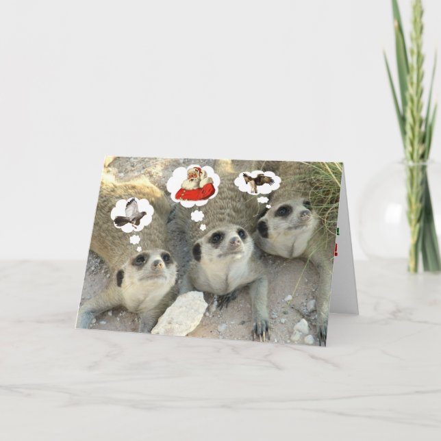 Goshawk? Santa! Örn? - Säsonhälsningar Helgkort (Framsida)