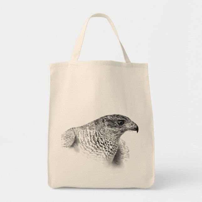 Goshawk Teckning Tygkasse (Framsidan)