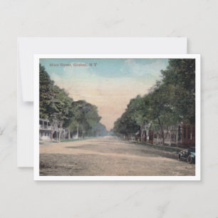 Goshen NY Main Street 1910s View Vykort
