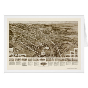 Goshen panorama- karta för NY - 1922 Hälsningskort