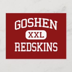 Goshen - Redskins - High School - Goshen Indiana Vykort