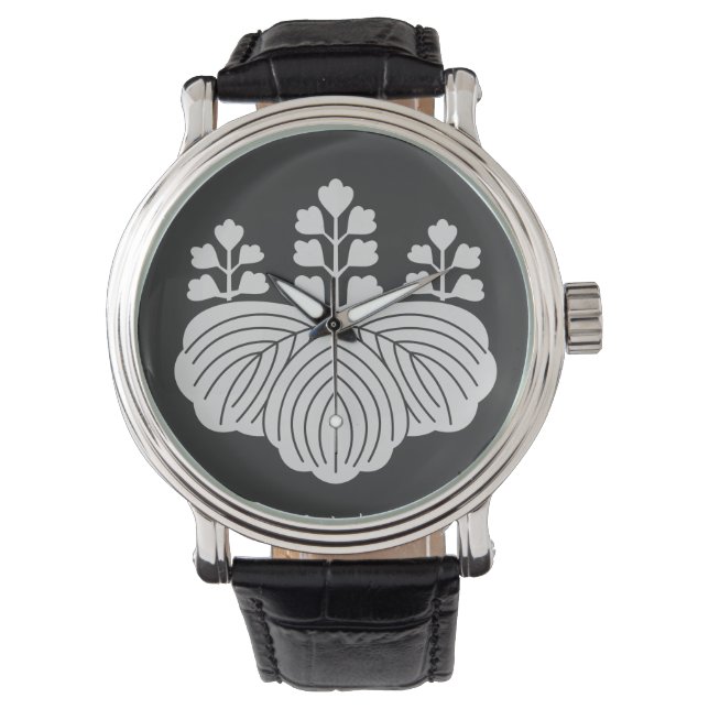 Goshichi no Kiri | KAMON [ Japanese Family Crest ] Armbandsur (Framsida)