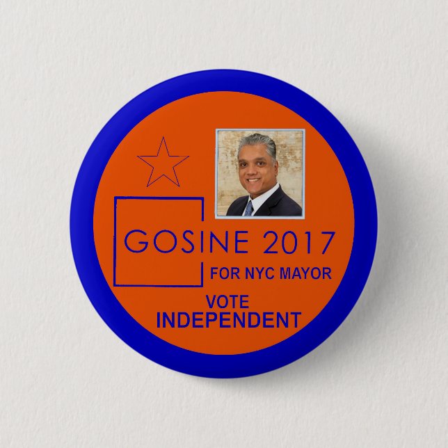 Gosine for New York Mayor 2017 Knapp (Framsida)