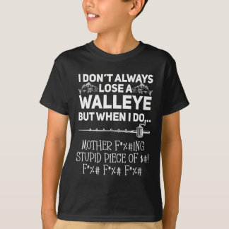 Gösjakt Fiske Angler Denna Tjej Älskar Walley T Shirt