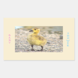 Gosling Stickers för babyskor Rektangulärt Klistermärke