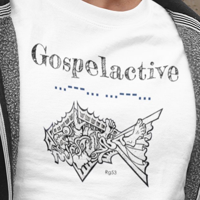 Gospel-aktiv Jonah och valvarning/fiskvarning T Shirt (Skapare uppladdad)