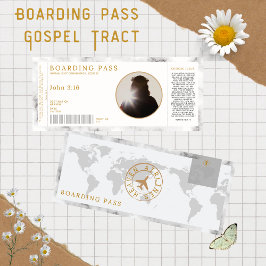 Gospel Boarding pass English Inbjudningar