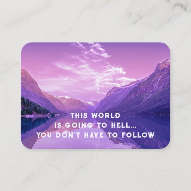 Gospel Evangelism Inbjudan Salvation keepsaké (Framsida)