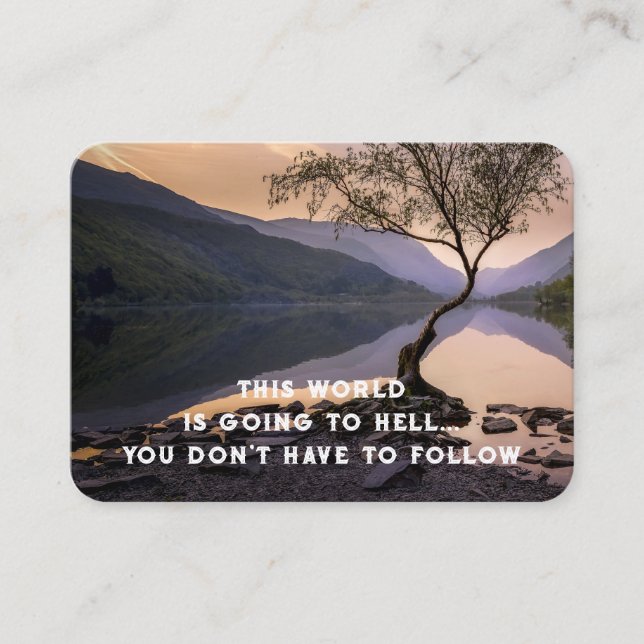 Gospel Evangelism Inbjudan Salvation keepsaké (Framsida)