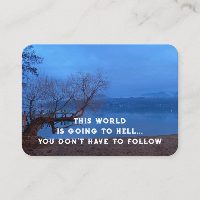 Gospel Evangelism Inbjudan Salvation keepsaké (Framsida)