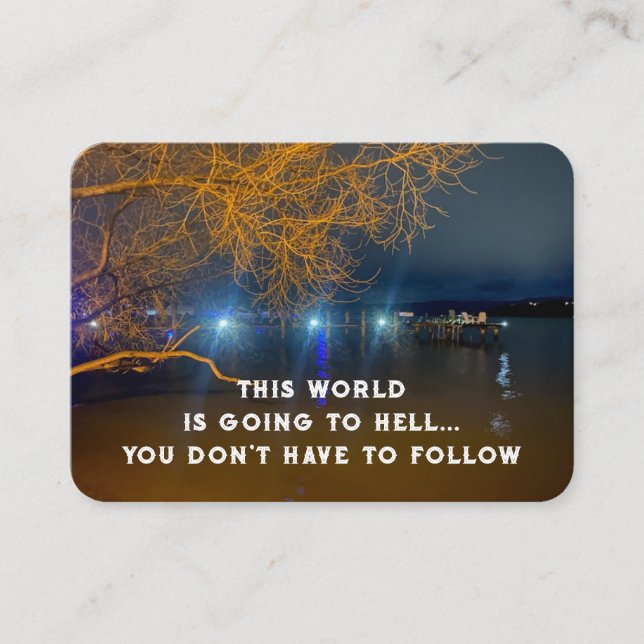 Gospel Evangelism Inbjudan Salvation keepsaké (Framsida)