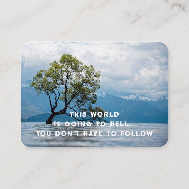 Gospel Evangelism Inbjudan Salvation keepsaké (Framsida)