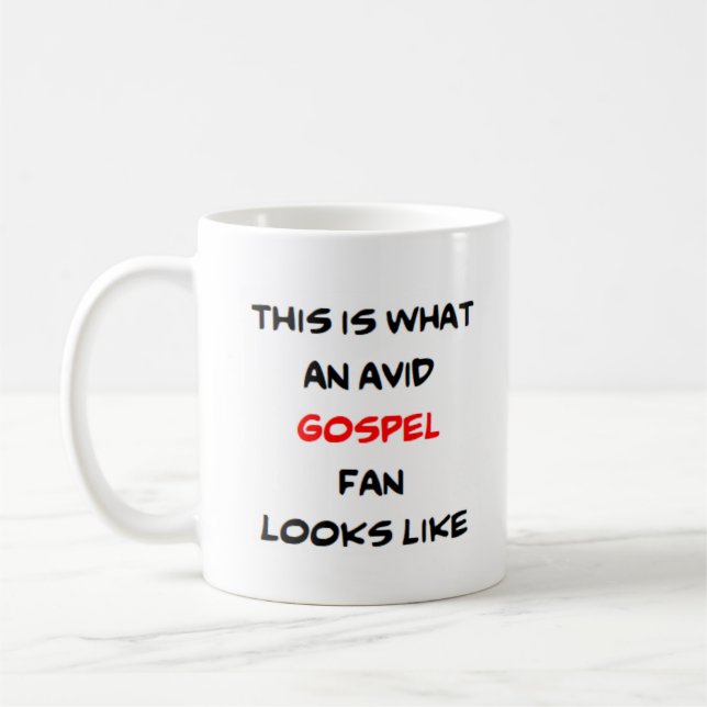 gospel fläkt, levande kaffemugg (Vänster)