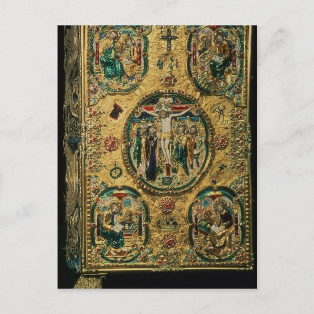 Gospel, guld med repor vykort (Framsida)