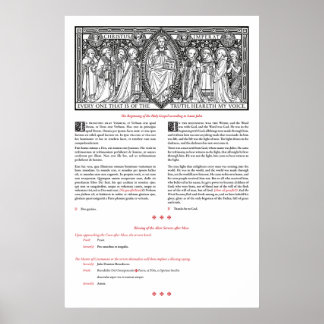 Gospel och välsignelse av serverporten efter massa poster