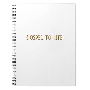 Gospel to Life-anteckningsbok Anteckningsbok