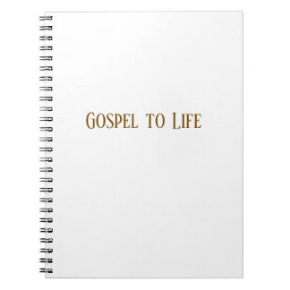 Gospel to Life-anteckningsbok Anteckningsbok