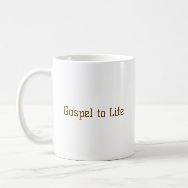 Gospel to Life Mug Kaffemugg (Vänster)