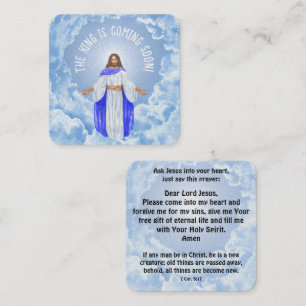 Gospel Tract Card Fyrkantigt Visitkort