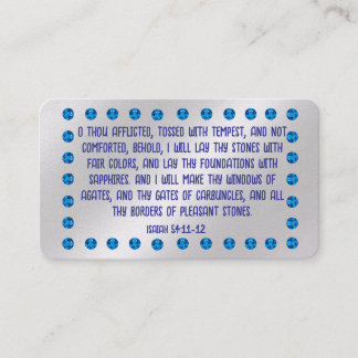 Gospel Tract Card Visitkort