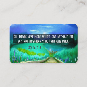 Gospel Tract Card Visitkort