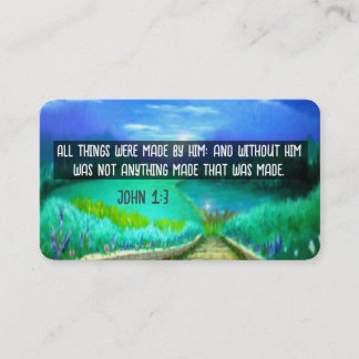 Gospel Tract Card Visitkort