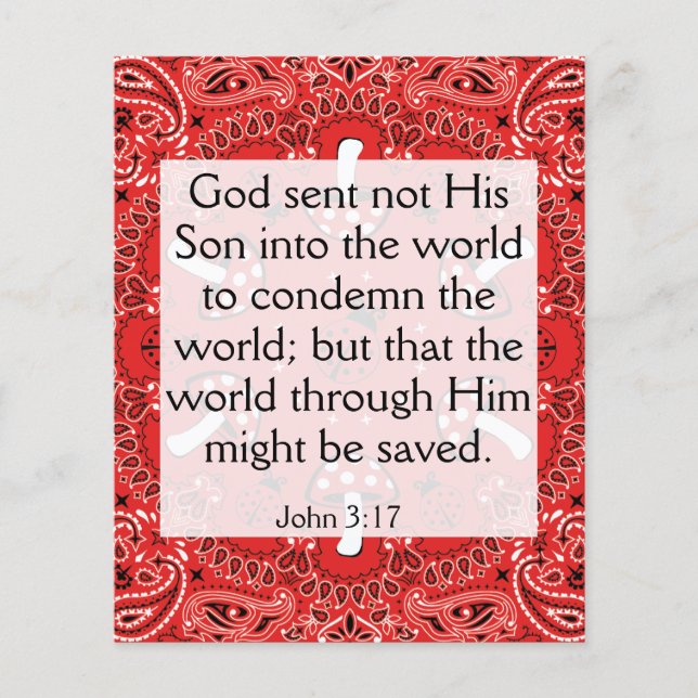 Gospel Tract Flygblad (Framsidan)