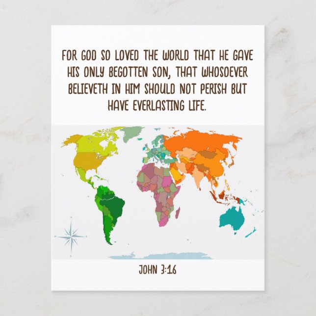 Gospel Tract Flygblad (Framsidan)