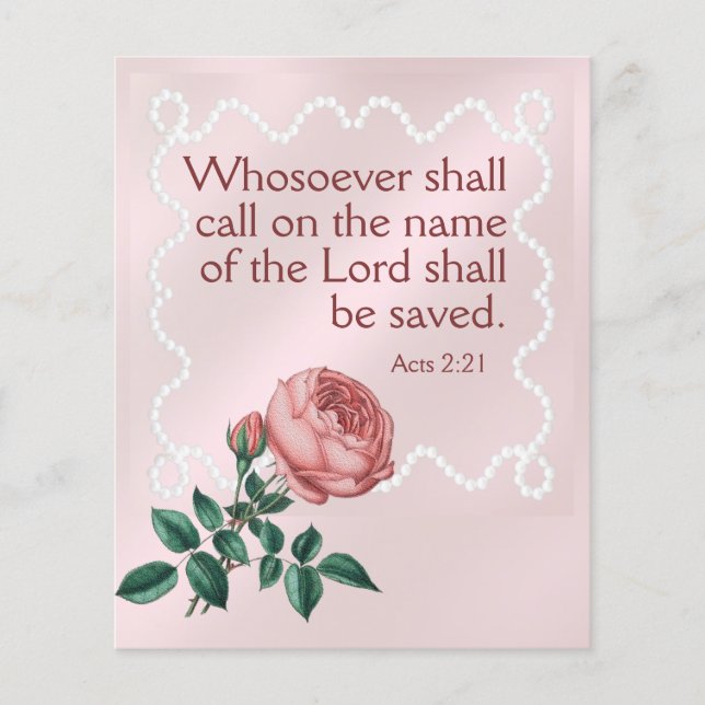 Gospel Tract Flygblad (Framsidan)