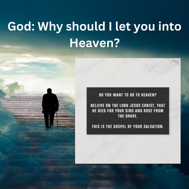 GOSPEL TRACTS VISITKORT (Skapare uppladdad)
