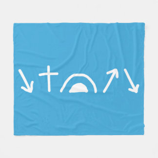Gospelet Arrows Fleece Blanket