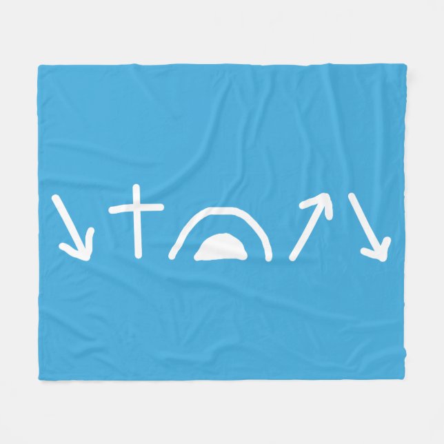 Gospelet Arrows Fleece Blanket (Framsidan (Horisontell))