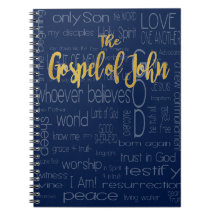 Gospelet av John som är marinblå