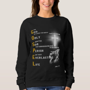 Gospelet för Gud, så Kärlek, världen T Shirt