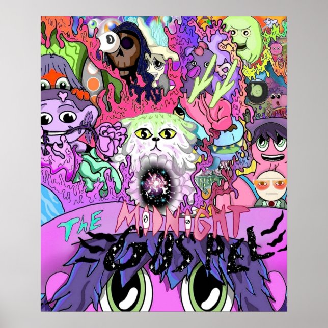 Gospelet för midnatt poster (Framsidan)