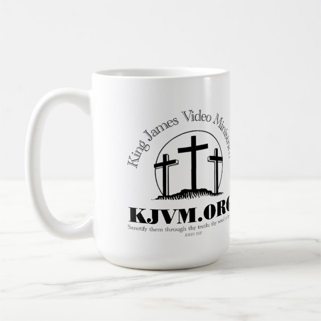 Gospelet John Kung James Bible Truth Kaffemugg (Vänster)
