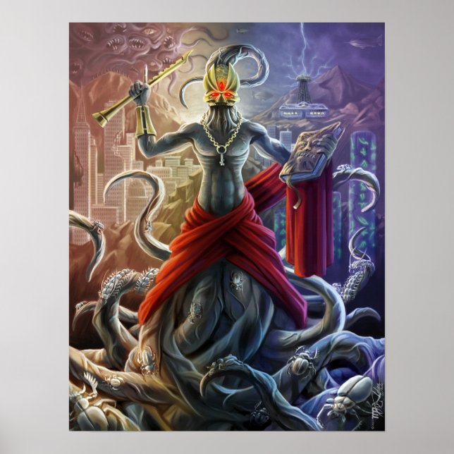 Gospelet Nyarlathotep Poster (Framsidan)