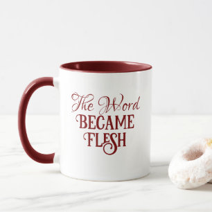 Gospelet Ord Bible Verse, John Christian Red Mugg