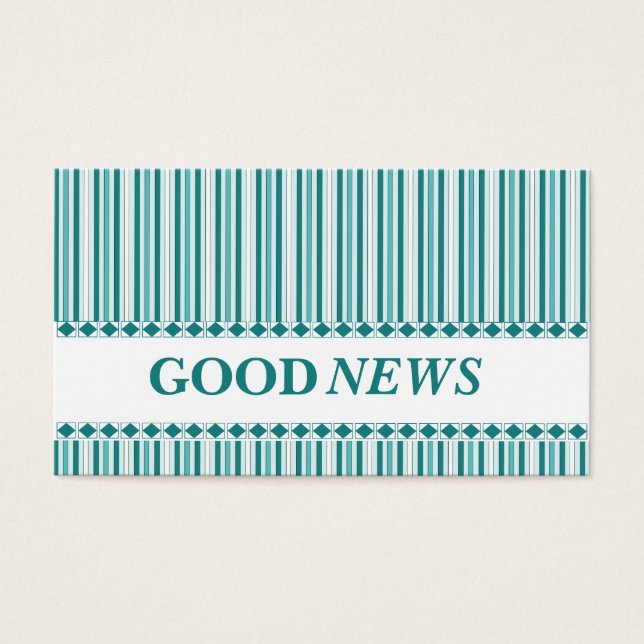 Gospelet planerar av räddningmissioneringblått 2 visitkort (Framsidan)