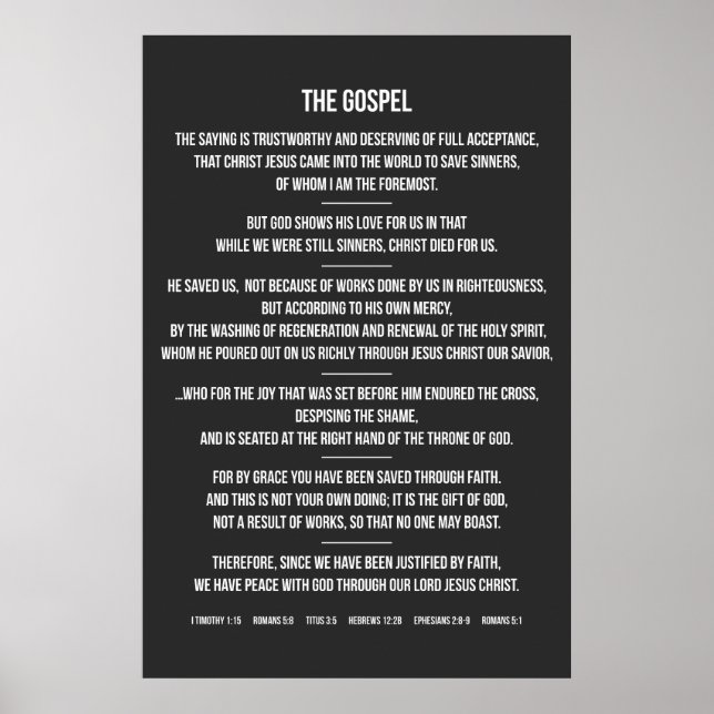 Gospelet Poster (Framsidan)
