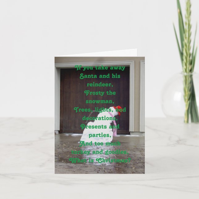 Gospelets julkort helgkort (Framsida)