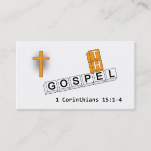 Gospelvisitkorten Visitkort
