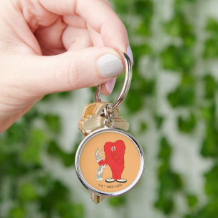 Gossamer Holding KRYP BUNNY™ Rund Silverfärgad Nyckelring