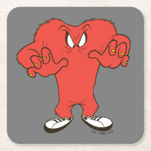 Gossamer Menacing Pose Underlägg Papper Kvadrat