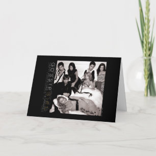 Gossip Girl Black and White Group Graphic Kort